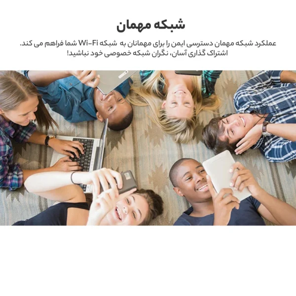 روتر بی‌سیم 300Mbps تی پی-لینک مدل TL-WR840N