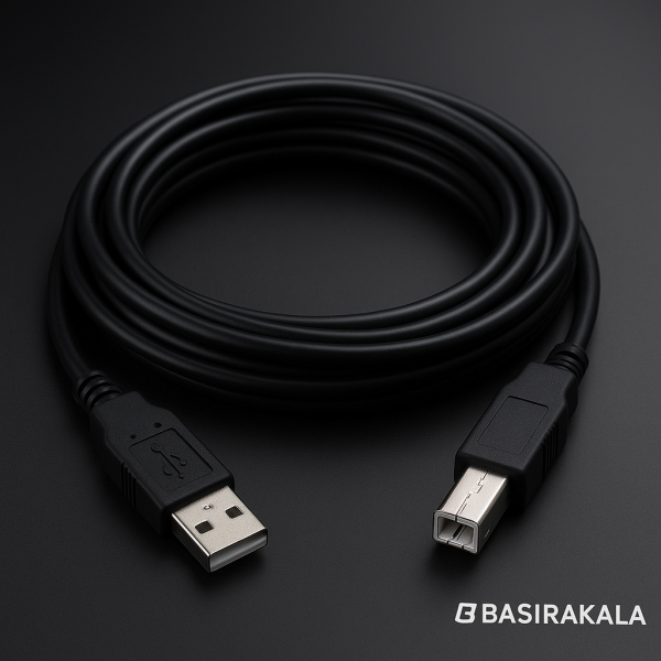 کابل پرینتر ۳ متری USB 2.0 | کابل اتصال پرینتر به کامپیوتر