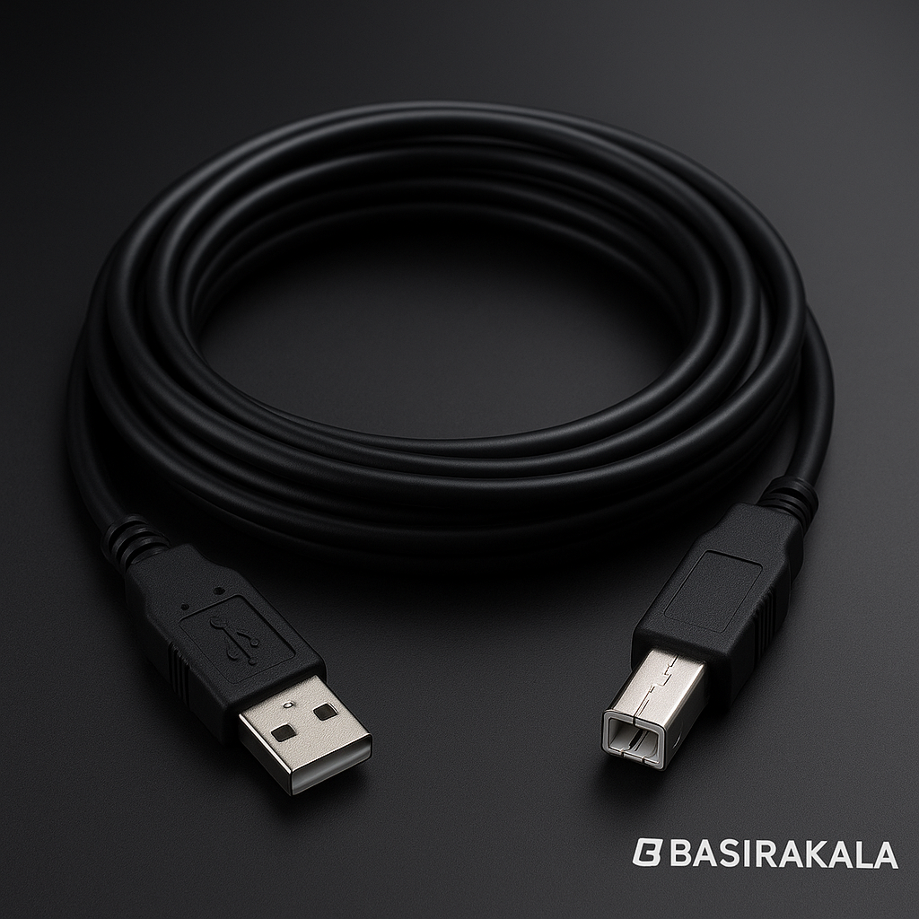 کابل پرینتر ۳ متری USB 2.0 | کابل اتصال پرینتر به کامپیوتر